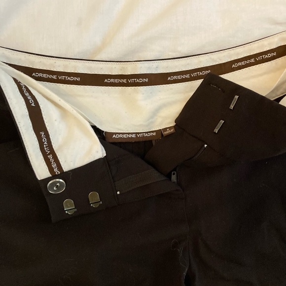 Chocolate Brown Adrienne Vittandini dress pants - Picture 2 of 3
